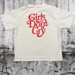 Human Made x Girls Don’t Cry Tee - GDC Logo — White/Red (Made in Japan) - Small